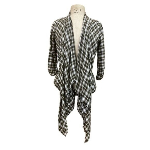 Knox Rose Plaid Open Cardigan XS - Picture 1 of 4